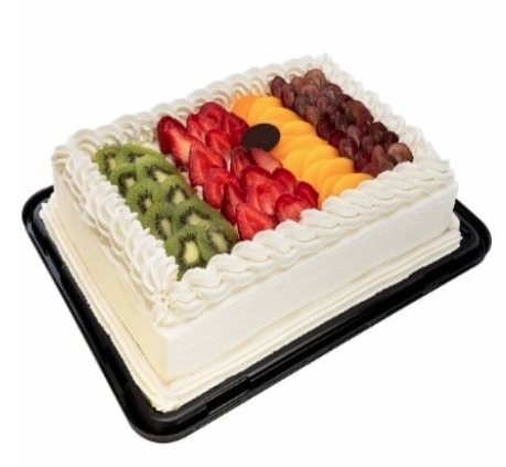 100 Kişilik Karışık Meyveli Pasta Taze Üretim pasta