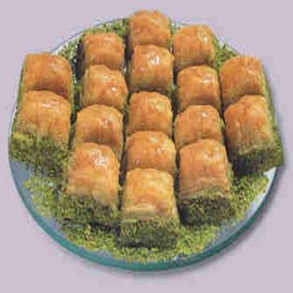 1000 Gr Çıtır Dokulu Antep Fıstıklı Baklava pasta
