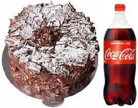 4-6 Kişilik Parça Çikolatalı Pasta Özel pasta