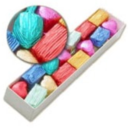 500 Gram Özel Yaldız Kaplı Çikolata pasta