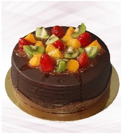 Mevsim Meyveli Hasbahçe Yaş Pasta 2-3 Kişilik pasta