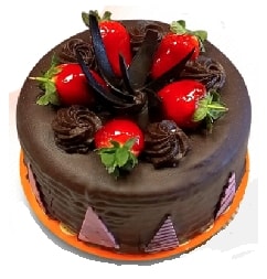 Özel Günler İçin 6–9 Kişilik Çikolatalı Yaş Pasta pasta