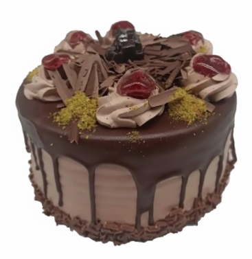 Yoğun Çikolatalı 6-9 Kişilik Kutlama Pastası pasta